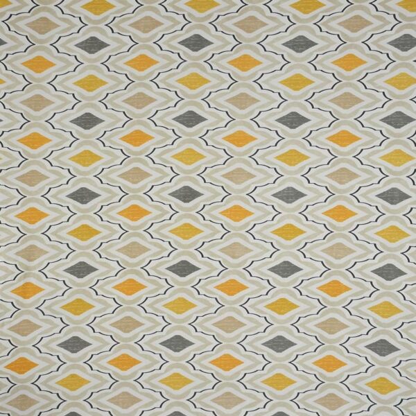 Geometric Print Multi Colour Glace Cotton 160TC Queen Size Double Bedsheet with 2 Pillow Covers - Image 5